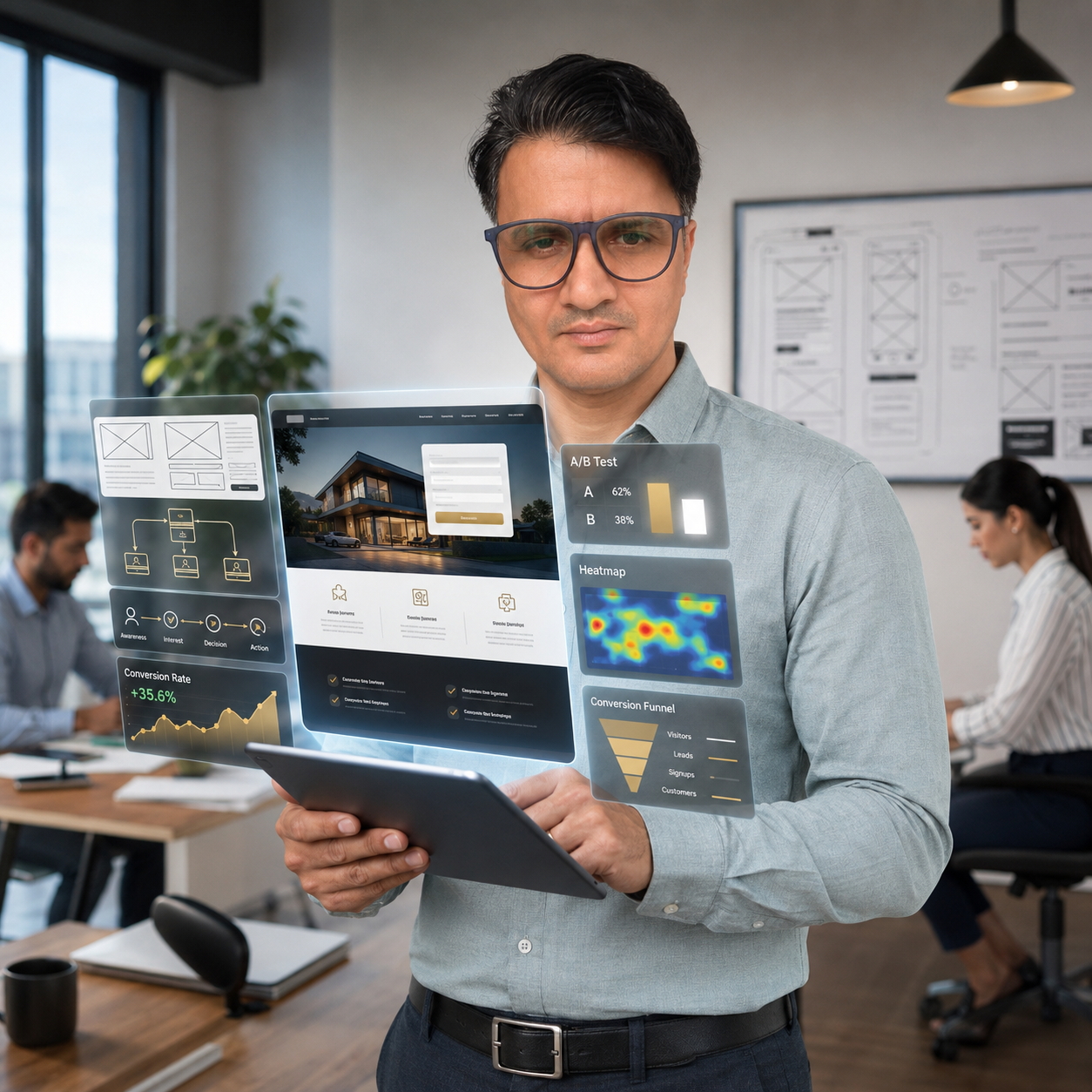website and landing page creation
